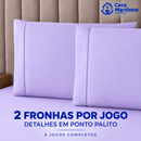 PAGUE 3 LEVE 5 — Kit 5 Jogos de Cama 3 Peças, Lençol 400 Fios com Elástico